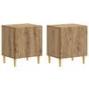 vidaXL Bedside Table 2 pcs Artisan Oak 43 x 34.5 x 50 cm