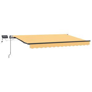 vidaXL Retractable Awning Sand 350 x 250 cm Fabric and Aluminium