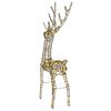 vidaXL 3D Reindeer with 140 LEDs Warm white 68 x 26 x 126 cm Rattan