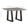 vidaXL Coffee Table with Live Edges 60x60x40 cm Solid Acacia Wood