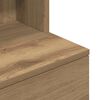 vidaXL Bedside Cabinet Artisan Oak 39x35x125 cm Engineered Wood
