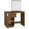 vidaXL Dressing Table Honey Brown 95x50x134 cm Solid Wood Pine
