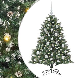 vidaXL Artificial Christmas Tree with 150 LEDs with Stand Green 120 cm
