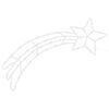 vidaXL Christmas Lights Shooting Star Silhouette 2 pcs 50 LEDs Warm White