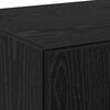 vidaXL Highboard Black oak 70 x 42.5 x 185 cm Engineered wood