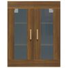 vidaXL Hanging Wall Cabinet Brown Oak 69.5x34x90 cm