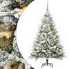 vidaXL Artificial Pre-lit Christmas Tree with Ball Set Green 180 cm