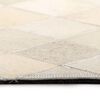 vidaXL Rug Genuine Leather Patchwork 120x170 cm Diamond Grey