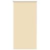 vidaXL Roller Blind Blackout Beige 85x175 cm Fabric Width 80.7 cm Polyester