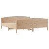 vidaXL Bed Frame without Mattress 200x200 cm Solid Wood Pine