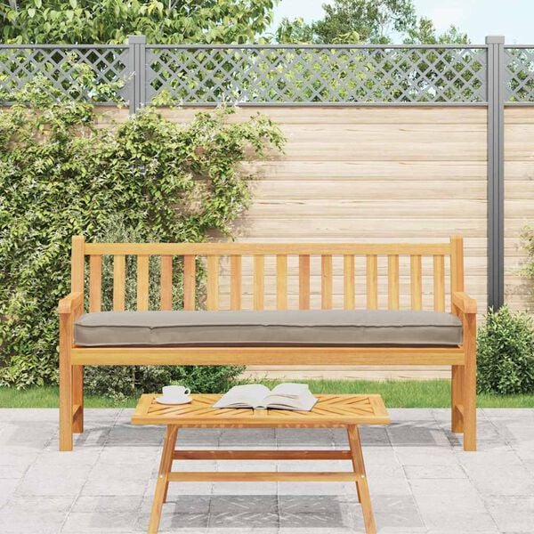 vidaXL Pallet Cushion Set 2 pcs Taupe 200 x 40 x 8 cm Oxford fabric