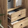 vidaXL Highboard Artisan oak 45.5 x 34 x 127 cm Engineered wood