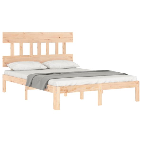 vidaXL Bed Frame without Mattress 120x200 cm Solid Wood Pine