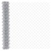 vidaXL Chain Link Fence Silver 10 x 1.6 m Galvanised steel