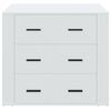 vidaXL Sideboard White 80x33x70 cm Engineered Wood
