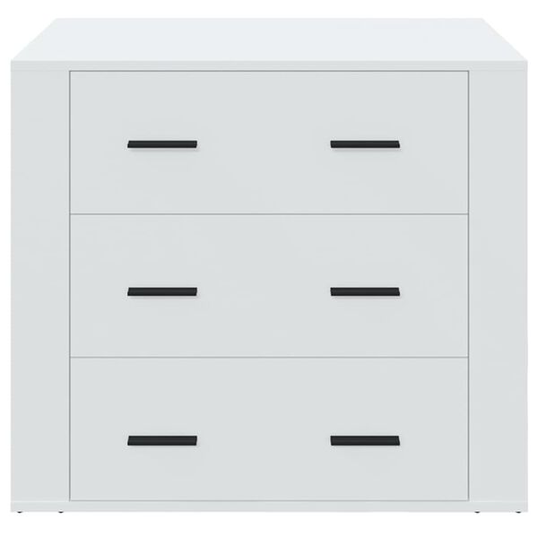 vidaXL Sideboard White 80x33x70 cm Engineered Wood
