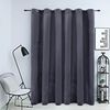 vidaXL Blackout Curtain with Metal Rings Velvet Anthracite 290x245 cm