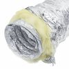 vidaXL Ventilation Duct Insulated Aluminium 6 m &Oslash;10 cm
