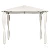vidaXL Gazebo with Post Covers 3x3x2.6 m Cream 160 g/m&sup2;
