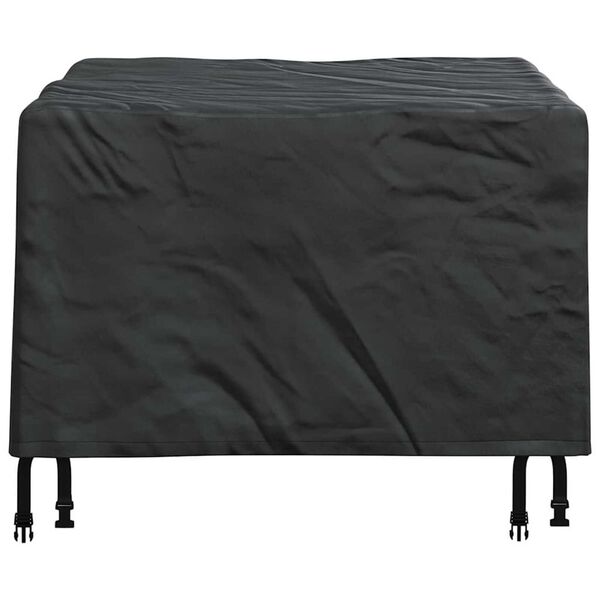 vidaXL Furniture Cover Plain Black 82 x 82 x 50 cm Fabric