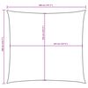 vidaXL Sunshade Sail Oxford Fabric Square 3.6x3.6 m Orange
