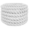 vidaXL Cotton Rope 60 mm 5 m White 100% Cotton