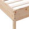 vidaXL Bookcase Bed without Mattress 100x200 cm Solid Wood Pine