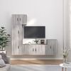 vidaXL 5 Piece TV Cabinet Set Grey Sonoma Engineered Wood