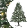 vidaXL Artificial Christmas Tree with 300 LEDs with Stand Green 240 cm