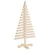 vidaXL Wooden Christmas Trees for Decoration 3 pcs Solid Wood Pine