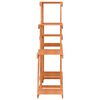 vidaXL Flower Stand 110x25x96 cm Solid Wood Fir