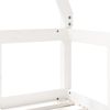 vidaXL Kids Bed Frame White 70x140 cm Solid Wood Pine