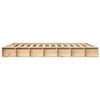 vidaXL Bed Frame without Mattress 150x200 cm King Size King Size Solid Wood