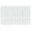vidaXL Lace Curtain with Curtains Floral White 160 x 400 cm Polyester