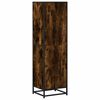 vidaXL Book Cabinet Smoked Oak 40x35x139 cm Engineered Wood