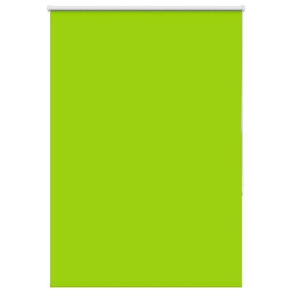 vidaXL Roller Blind Blackout Leaves Green 90x150 cm Fabric Width 85.7 cm Polyester