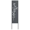 vidaXL Garden Privacy Screen Anthracite 32 x 140 cm Cold-rolled steel