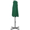 vidaXL Garden Parasol with Aluminium Pole 460x270 cm Green