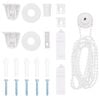 vidaXL 21 Piece Roller Blind Fittings 18 mm