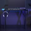 vidaXL Gaming Desk with Y Shape Legs Black 90x60x75 cm