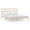 vidaXL Bed Frame without Mattress Super King Solid Wood