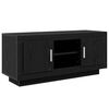 vidaXL TV Cabinet 102 x 35 x 45 cm Black Oak Engineered Wood