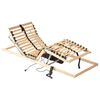vidaXL Slatted Bed Base Brown 90 x 190 cm Solid Beech Wood