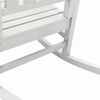vidaXL Garden Rocking Chair White 70 x 92 x 108cm HDPE