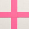 vidaXL Inflatable Gymnastics Mat with Pump 300x100x15 cm PVC Pink