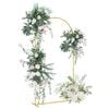 vidaXL Wedding Arch Gold 100 x 39 x 200 cm Steel
