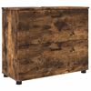 vidaXL Bathroom Cabinet Smoked Oak 76.5 x 35 x 64 cm