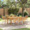 vidaXL Garden Dining Set 9 pcs Beige Poly rattan