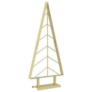 vidaXL Metal Christmas Tree with Stand KUOPIO 90 cm Steel Gold