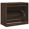vidaXL Shoe Cabinet Brown Oak 80x42x69 cm Engineered Wood